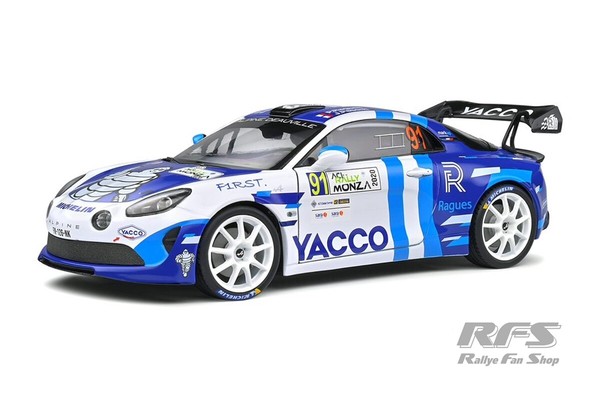 Alpine A110 Rally Rgt Rallye Rally Monza 2020 Yacco Ragues 1:18 Solido 1801613-image