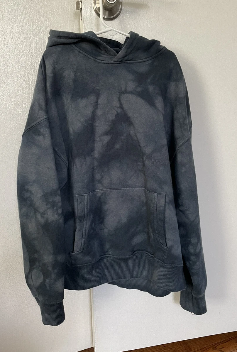 Tie dye on gray sweatshirt sales