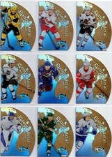 2021-22 Skybox Metal Universe Hockey: Complete Gold Planet Metal Set (25)