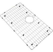 LQS Stainless Steel Kitchen Sink Bottom Grid and Sink Protector Protective Si...