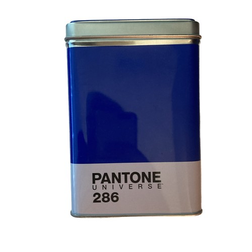 Pantone universe Metal Kitchen Box Surf Blue 286 Rare Gift For Designers - Picture 4 of 7