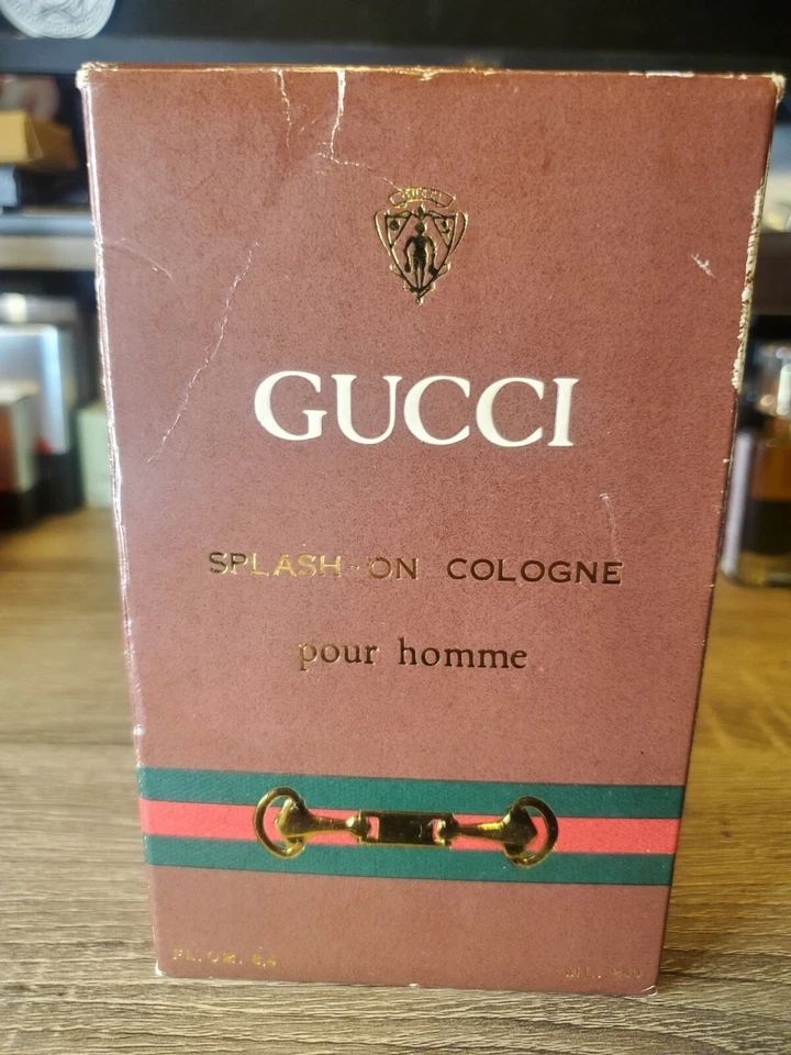 GUCCI SPLASH ON COLOGNE POUR HOME - 8,4 OZ. Años 70 RARO Foto 3 de 4