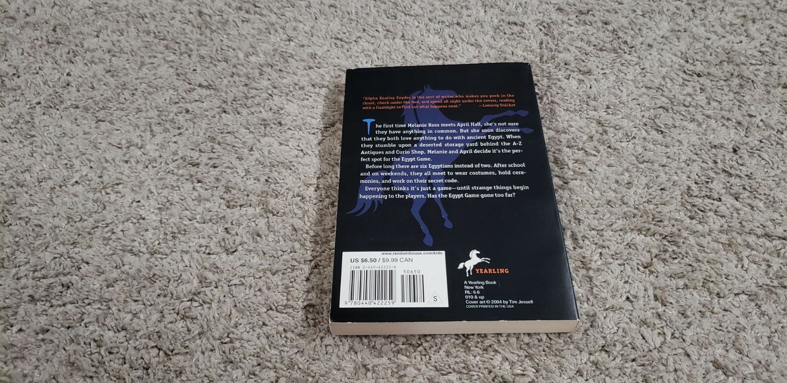 The Egypt Game by Zilpha Keatley Snyder (2009, Trade Paperback