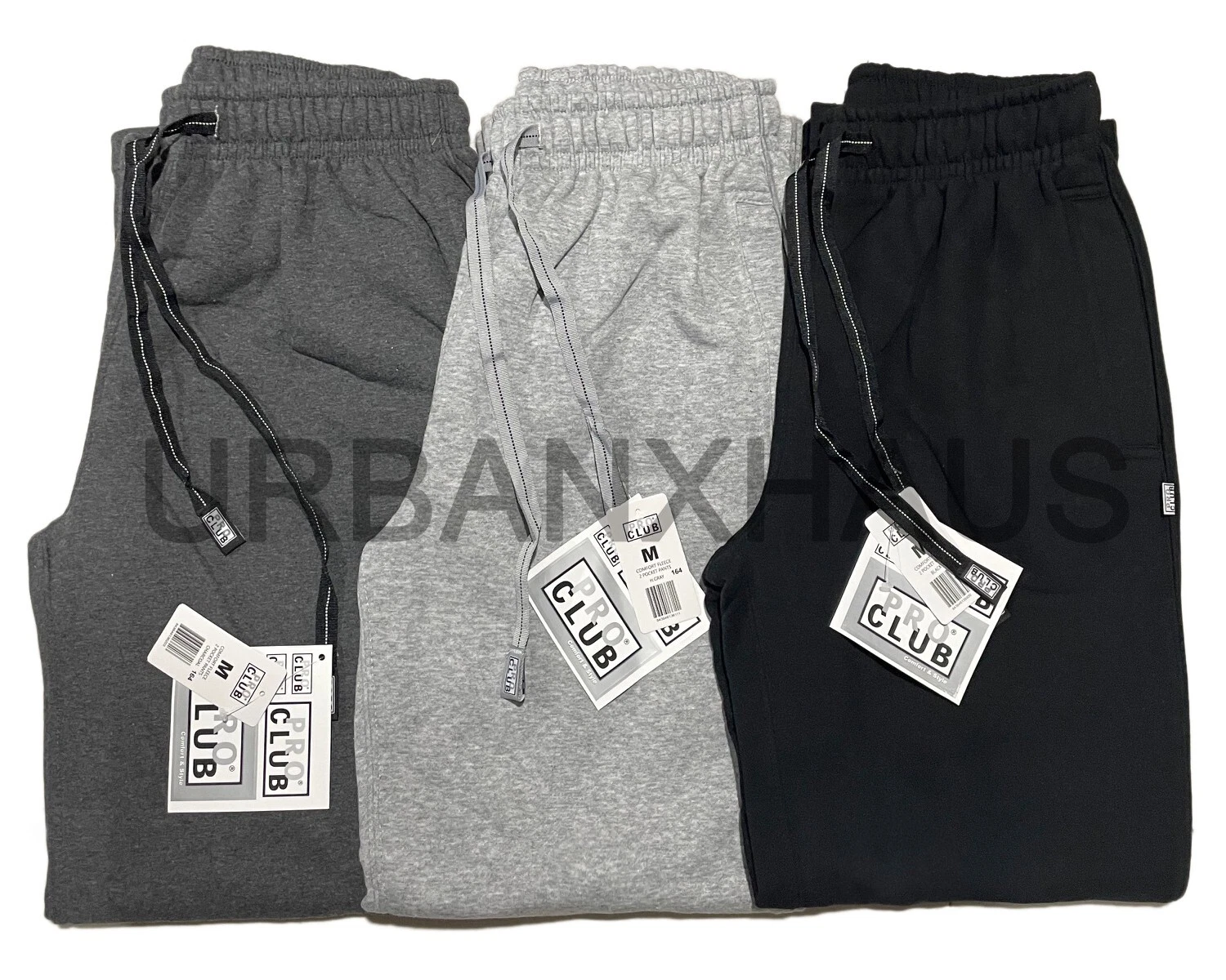 PRO CLUB MEN'S FLEECE COMFORT SWEATPANTS *4 COLORS S-3XL
Opens in a new window or tab