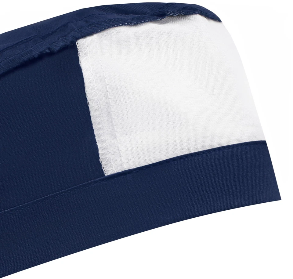 Surgical cap men, scrub caps, scrub hats, surgery hat, solid navy blue - Image 3 of 3