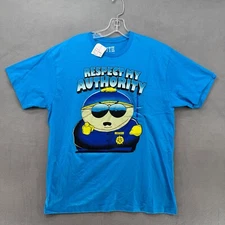 South Park Shirt Adult Large Blue Cartman Season 2 Chickenlover Humor Gift