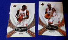2008 UPPER DECK EXQUISITE PROOF AUTHENTIC BLANK BACK LUOL  DENG BEN GORDON
