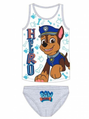 Spin Master Jungen Unterwäsche Set PAW Patrol 2tlg. Gr. 122/128 Grau