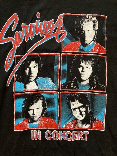 Vintage 80s Survivor Band Tour Shirt 
