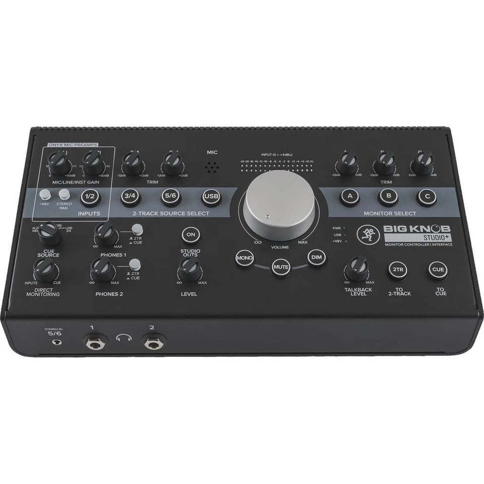 Mackie Big Knob Studio Plus Studio Monitor Controller w/ Headphone & Cable - Image 4 of 4