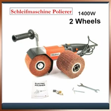 1400W 220V EU-Stecker Satiniermaschine Polierer Schleifmaschine Bürstenschleifer