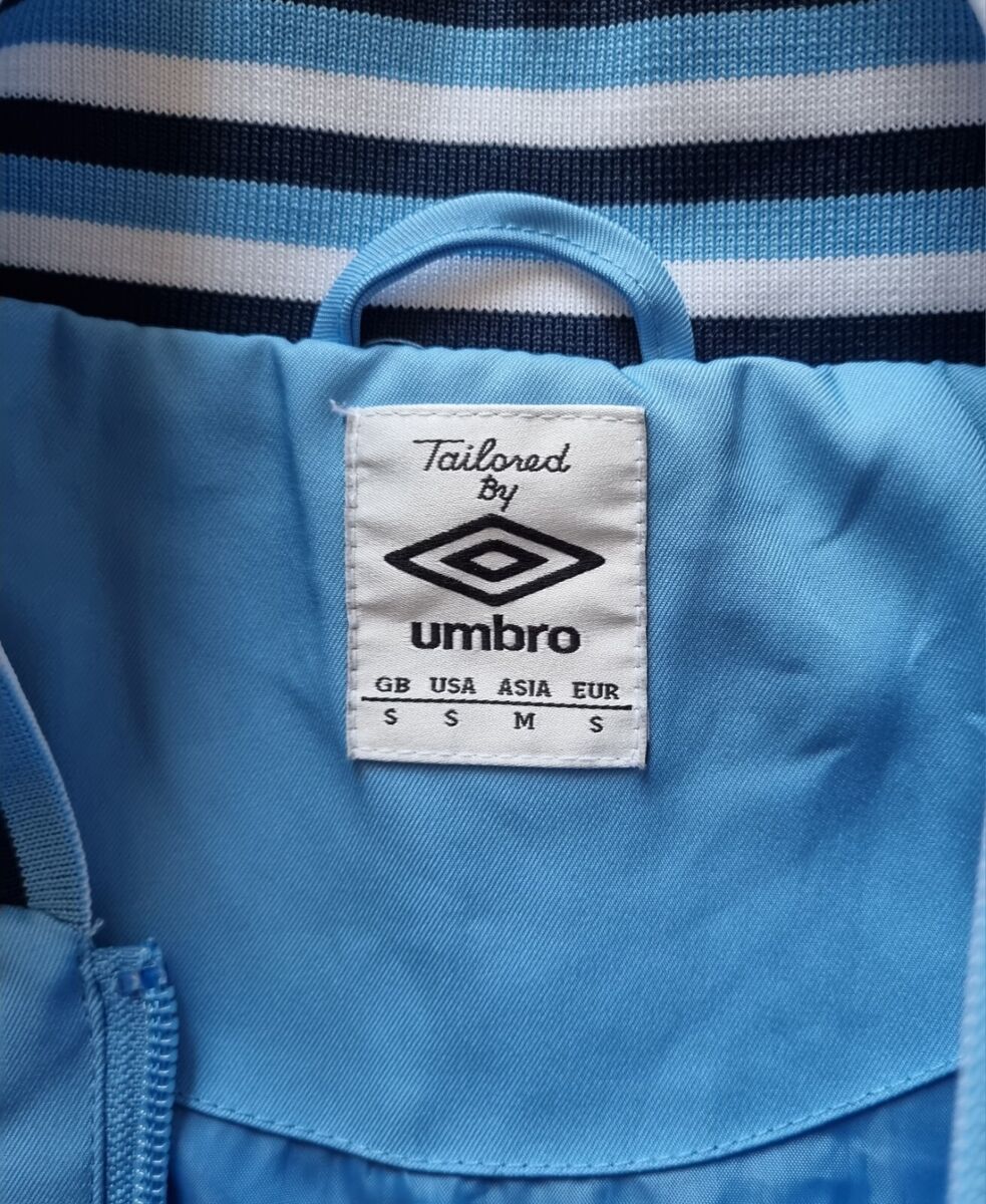 Manchester City Home football Umbro Anhem jacket size Small Manchester City Home football Umbro Anhem jacket size Small