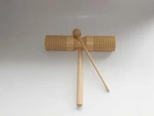 Guiro Double Sided 4.3 in Latin Percussion Instrument Comb-style