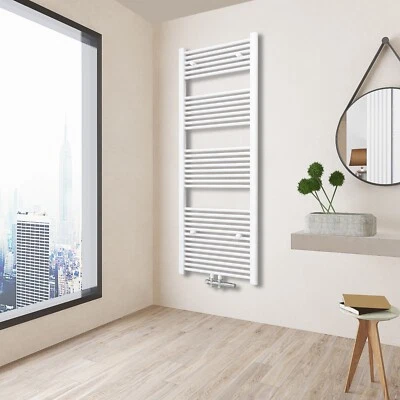 DUSCHSPA Design Badheizkörper Heizkörper Heizung Handtuchtrockner alle weiß Größen NEU