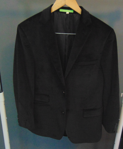 Salvatore Exte Mens Two Button Velvet Jacket Black Size 40R - Picture 8 of 10