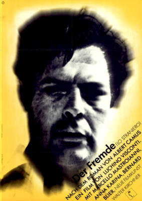 Der Fremde ORIGINAL A1 Kinoplakat Luchino Visconti / Marcello Mastrioanni 