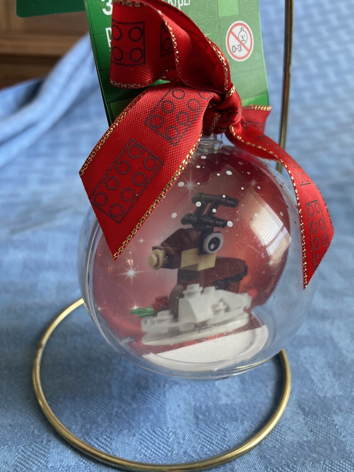 LEGO Seasonal Christmas Reindeer Ornament NEW Sealed Retired # 854038