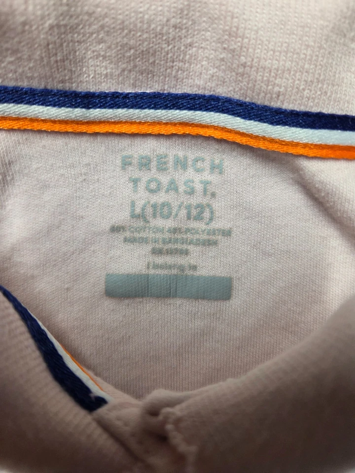 Camisa Polo French Toast Para Niña Rosa Talla L Mangas Largas Pullover Prenda Informal Foto 2 de 4