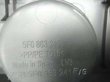 5f0863243 1611929 mittelkonsole SEAT LEON SC 5F5 01.2013- 2013