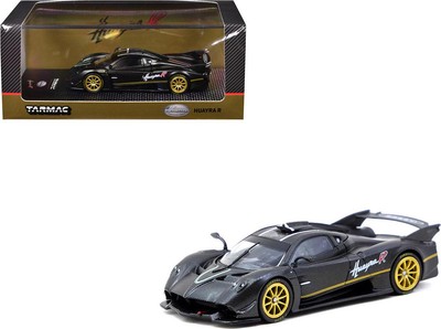 Pagani Huayra R Matt Black Carbon Fiber with Gold Wheels Limited Edition to 3552