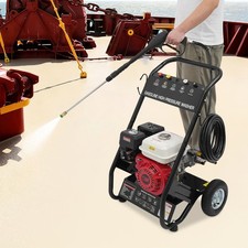 Petrol High Pressure Washer Gasoline Engine Jet Cleaner 170-190 bar 7hp 4900W