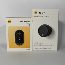 Yale August Wi-Fi Smart Lock with Keypad Touch - Black