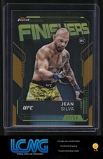 D8G 2025 Topps Finest UFC #FN-9 Jean Silva Finishers Gold Refractors #/50
