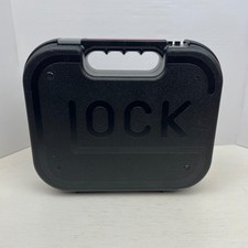Glock Black Hard Case with Foam Inserts and Accessories for Handgun