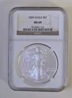 2009 AMERICAN SILVER EAGLE NGC MS 69 SKU 3915461-125