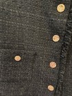 Rachel Zoe Blazer Gold Buttons Fringe Accent Medium Womens — photo 3