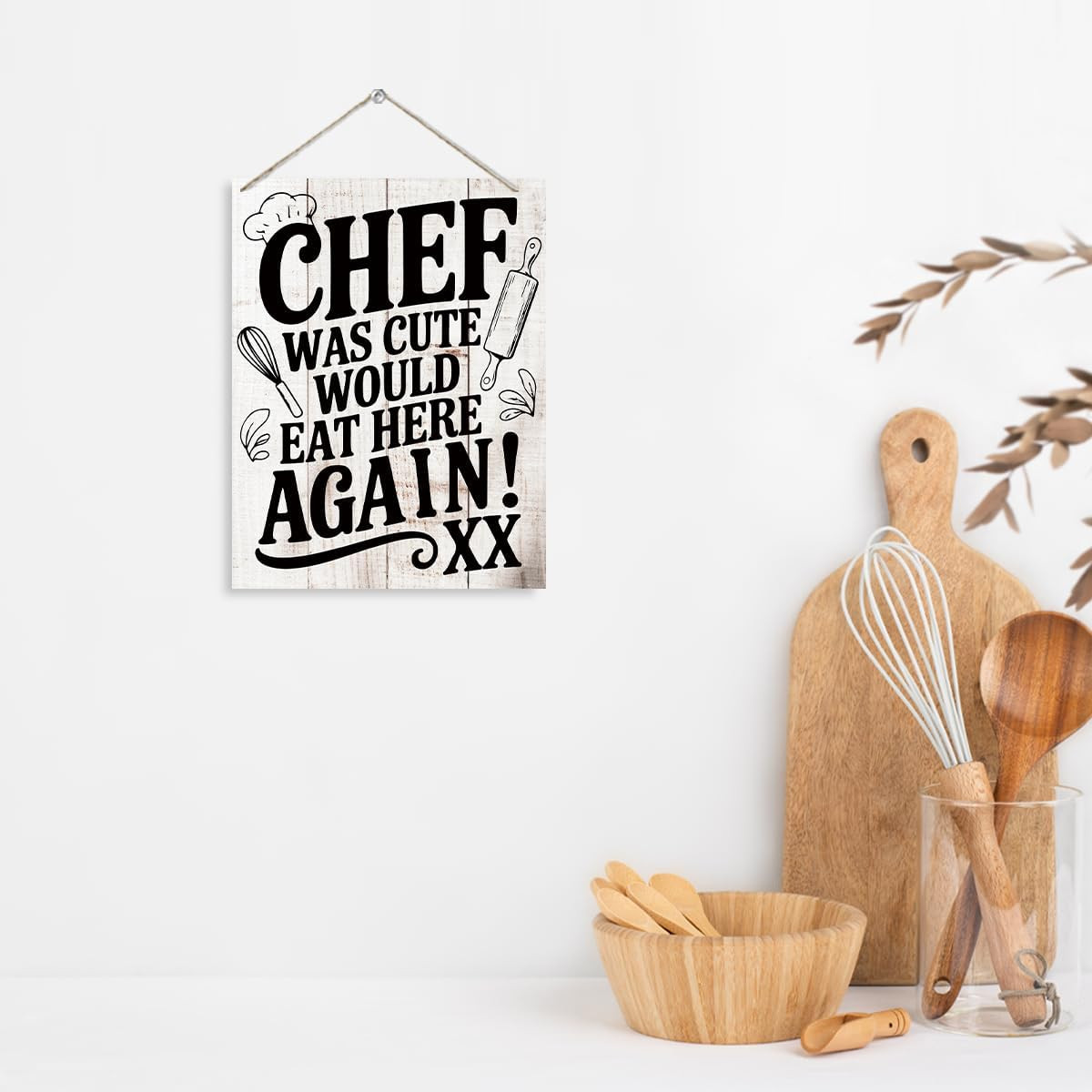 Rustic Kitchen Decor, Wall Decoration for Home Kitchen, Dining Room Decor, Farmh