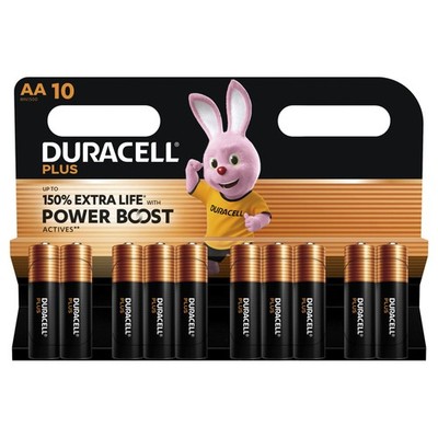 Duracell Plus Power Boost MN1500 Mignon AA Batterie 10er Blister