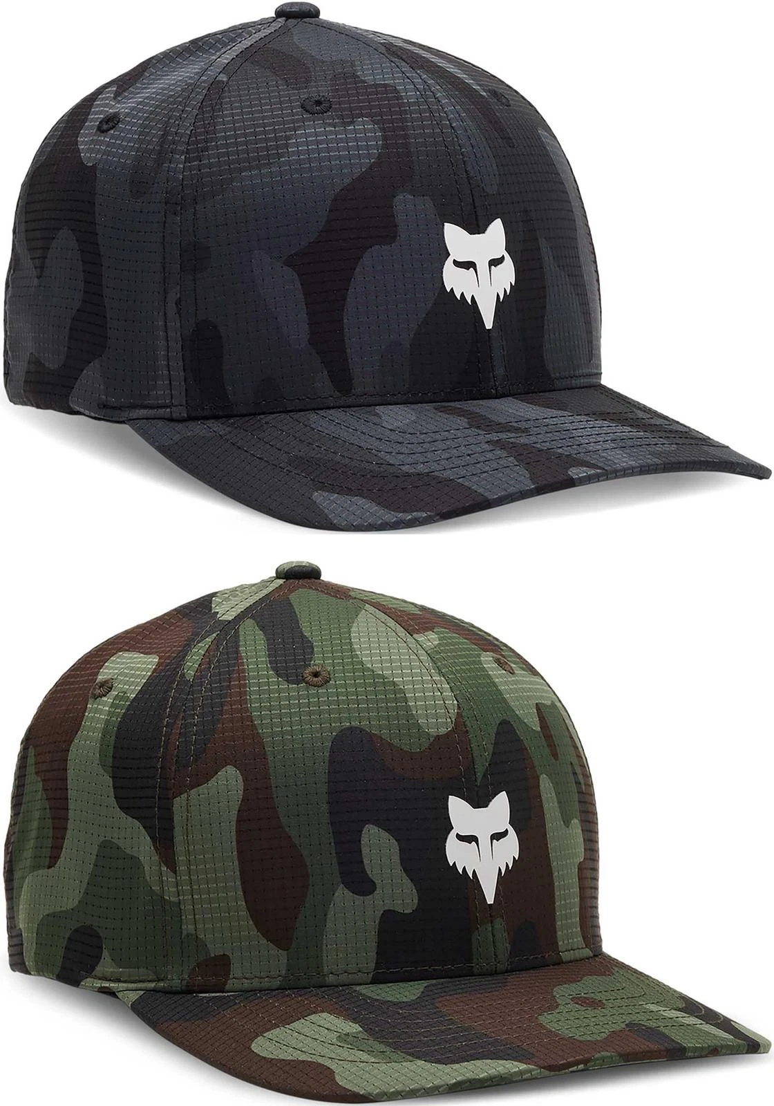 Fox Racing Fox Head Camo Tech Flexfit Hat - Mens Lid Cap