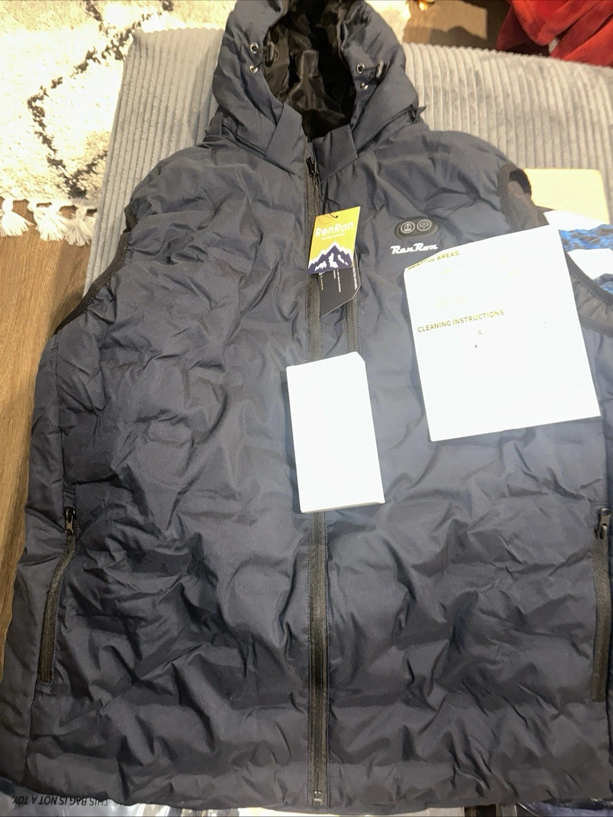 3XL Heated Vest for Men With 16000mAh Battery, 3-Temp Dual Control