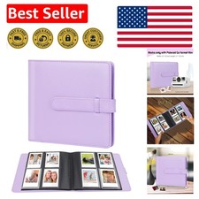 Stylish Polaroid Go Photo Album Book - 256 Pockets, High Transparency Design