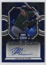 2023 Panini Elite Extra Edition Hidden Gems Blue David McCabe #HG-DMC Auto rs2