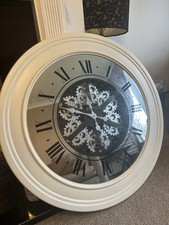 Champs Elysees White Large Wall Clock 80cm