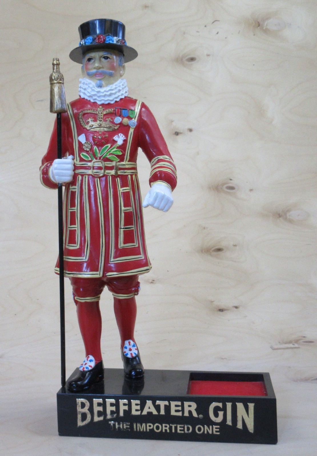 Vintage Beefeater Gin Store Advertising Bottle Display
