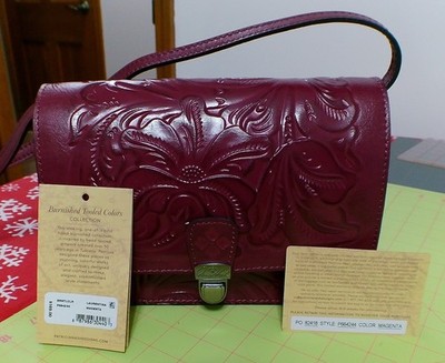 Patricia Nash Tooled Magenta Laurentina new with tags