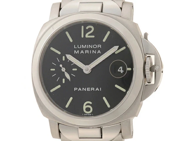 Panerai — Panerai Luminor Marina 40mm PAM00050 OP6560 Stainless Steel Black Dial #DW462