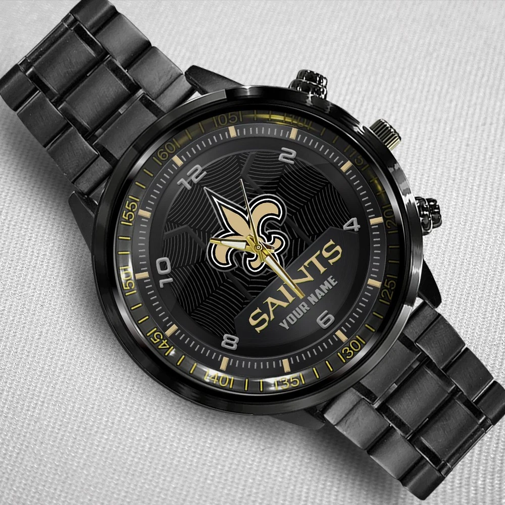 Saints Stainless Steel Watch