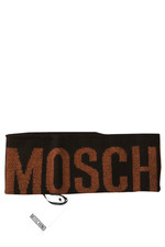 Moschino Fascia Donna Nera Logo Rame Glitter  Nuova 100% Originale