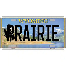 Prairie Wyoming Metal Sign
