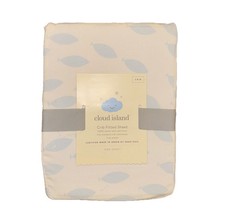 Cloud Island Crib Fitted Sheet 100 cotton for Standard Crib Mattresses - Fish