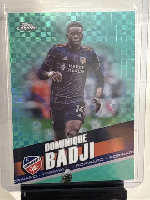 2022 Topps Chrome MLS - Dominique Badji #73 Aqua X-Fractor /299