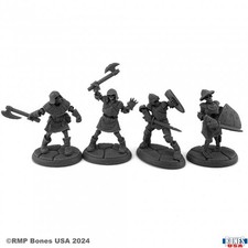 Reaper 30176 Skeleton Guardians II 4 Bones USA Legends Plastic Miniature