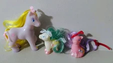 Vintage Tara Toys Mommy & Baby Ponies Lot
