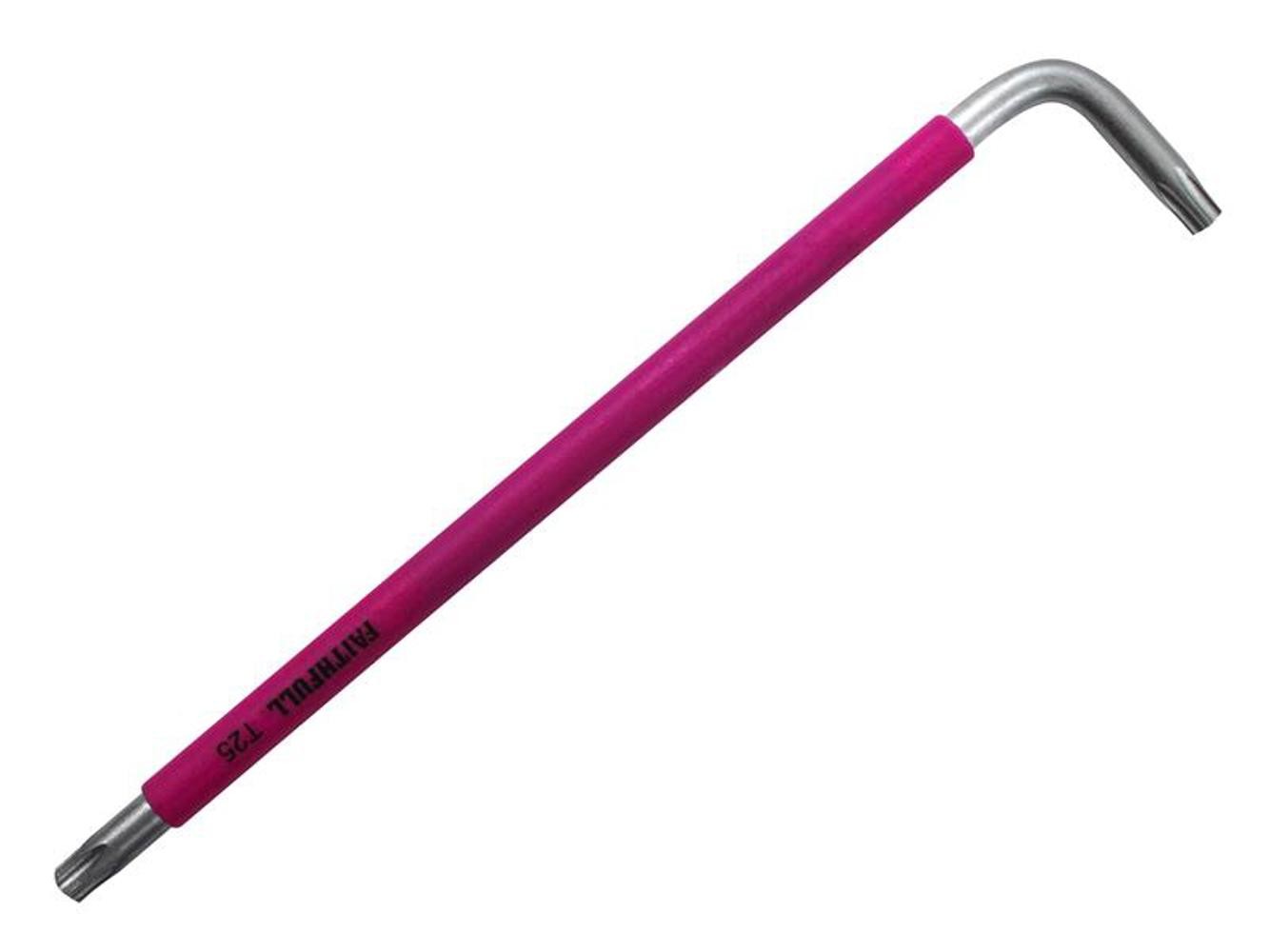 Faithfull Coloured Star Key T25 - S2 Steel, Colour-Coded