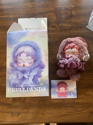 PopMart SKULLPANDA L'impressionnisme Series Plush Doll Pendant Blossom Confirmed