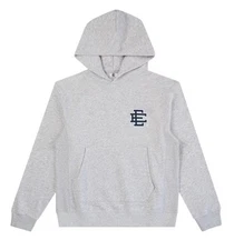 Eric Emanuel EE New York Yankees Hoodie Heather Grey/Navy NEW WITH TAGS